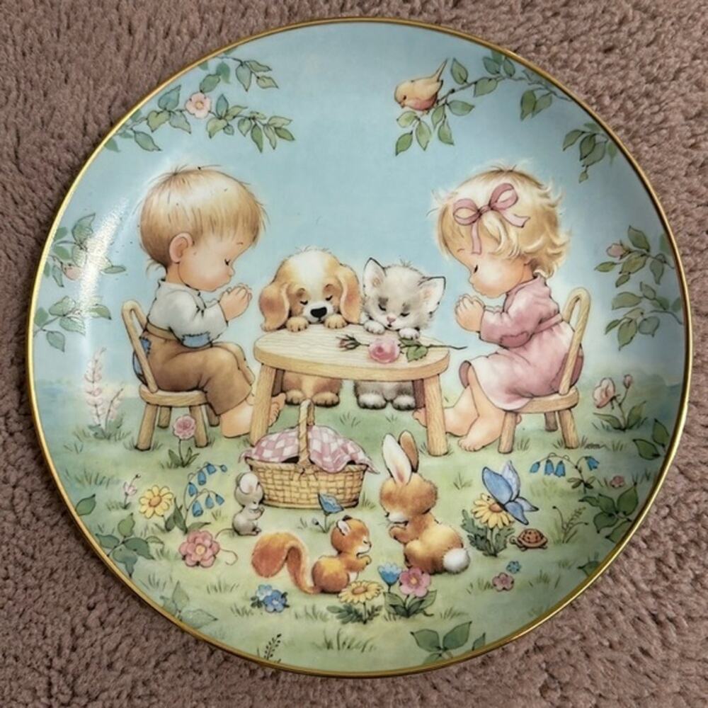 Life's Little Blessings Plate by Ruth J. Morehead by The Danbury Mint in 1992